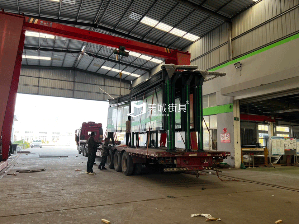 2022.11.8美城街具供應(yīng)南京公交候車(chē)亭發(fā)貨記錄
